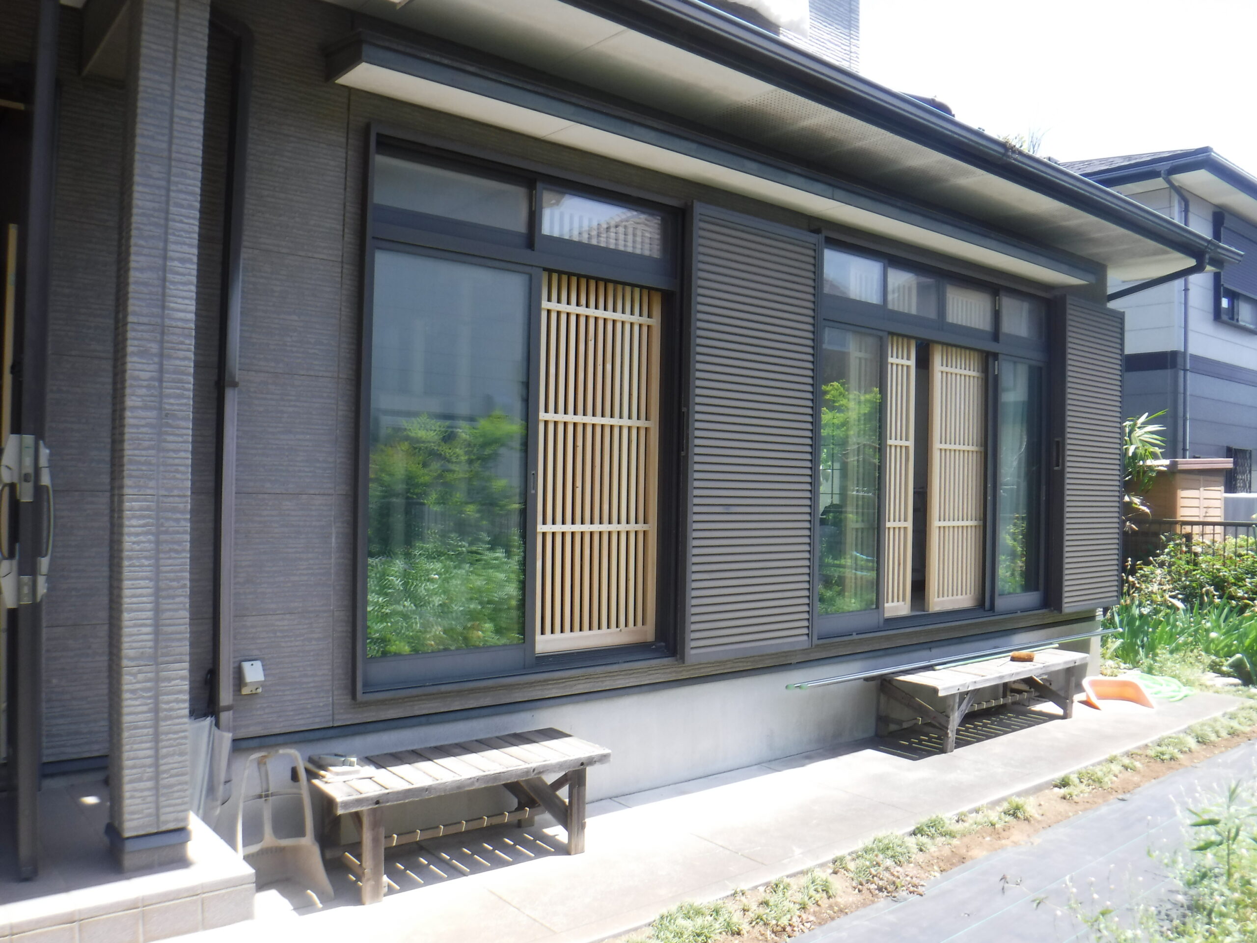 佐倉市O様邸で猫ちゃんの脱走防止内窓設置しました。